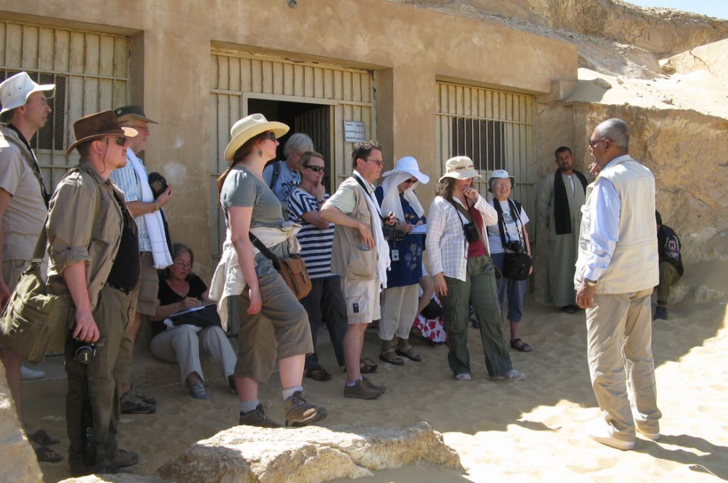 Group and Medhat, Egypt, Ancient World Tours