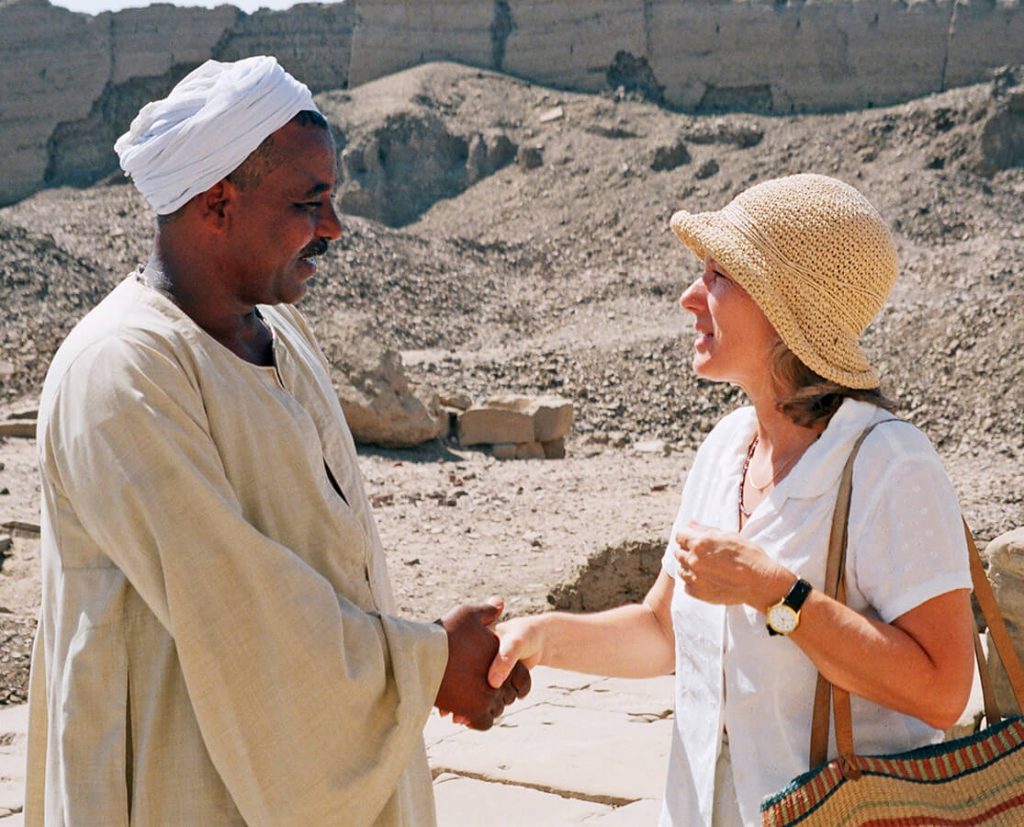 Tour manager, Janet and Guardian, Ancient World Tours