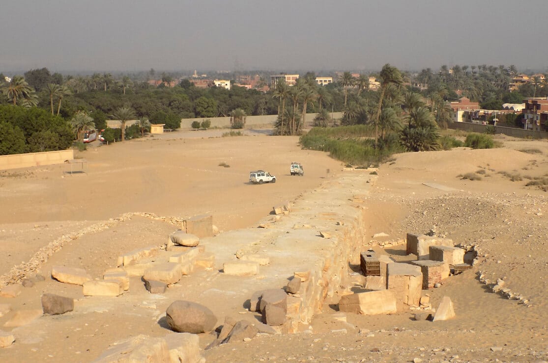 The Causeway of Sahure Pyramid