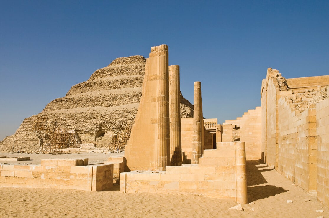 The Courtyard of Step Pyramid