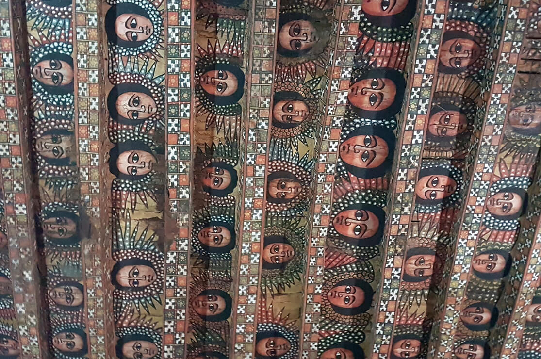 Debre Birham Church Ceiling, Gondar