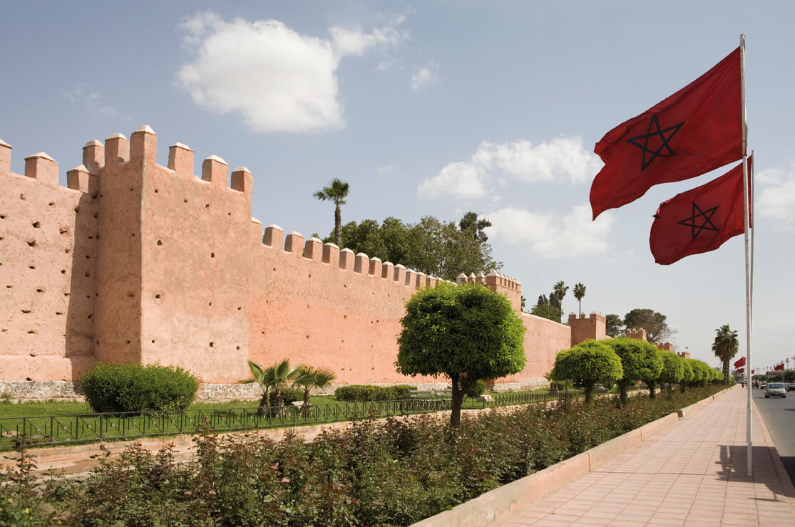 Marrakech city wall