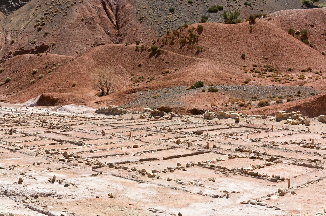 Telouet salt pans