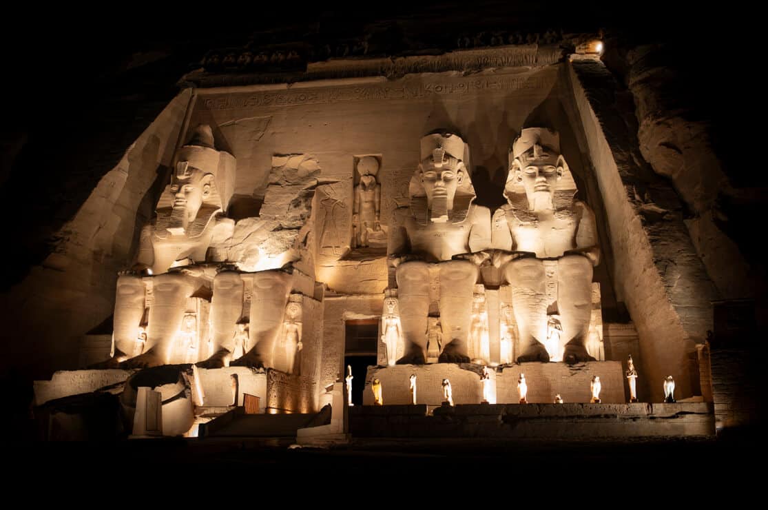 Abu Simbel, Floodlit